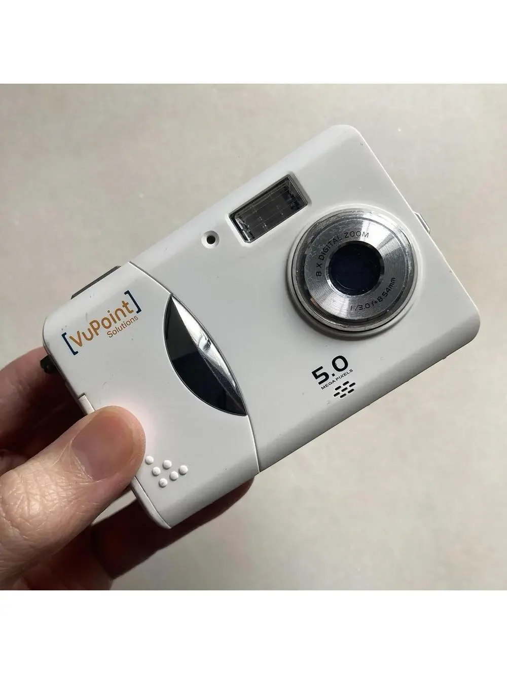 Vintage 2006 VuPoint Solutions 5.0MP Digital Camera White Y2K